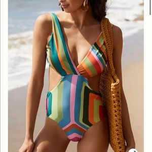 Anthropologie One-Piece Swimsuit ~ Size Medium